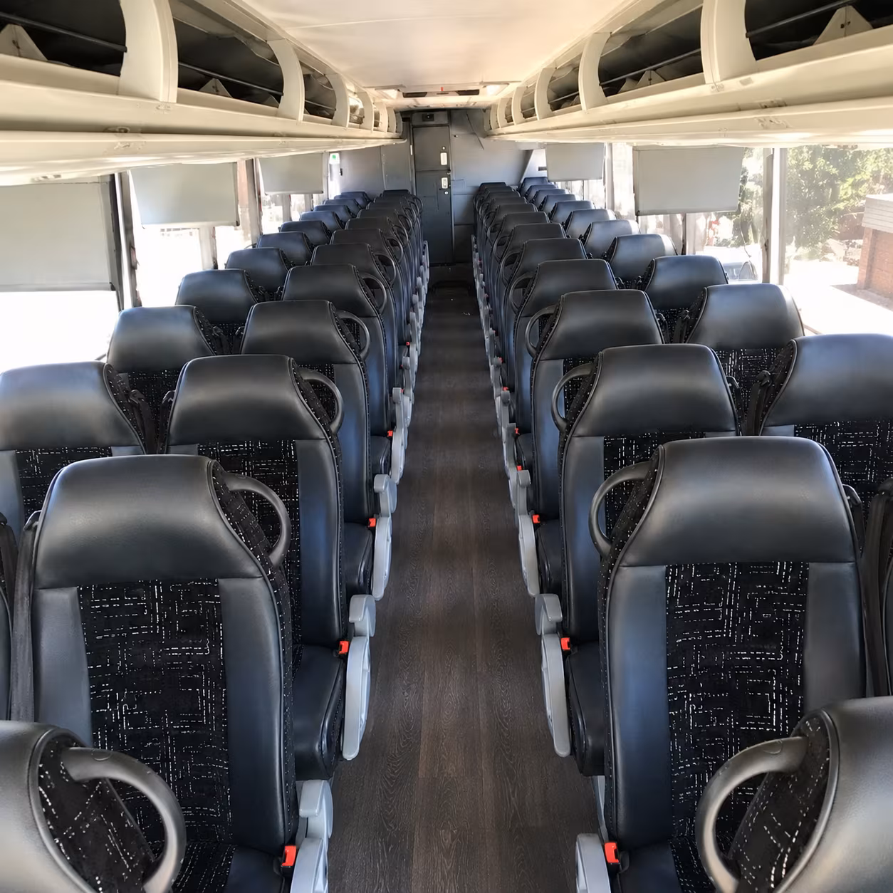 book a charter bus for youth group camp trips into the mountains