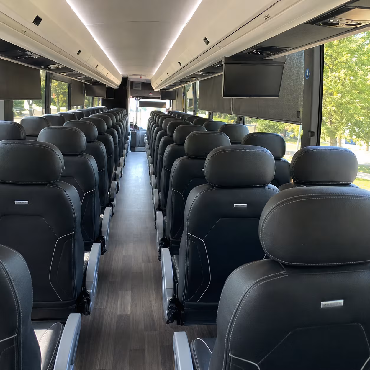brea corporate event transportation onboard seating