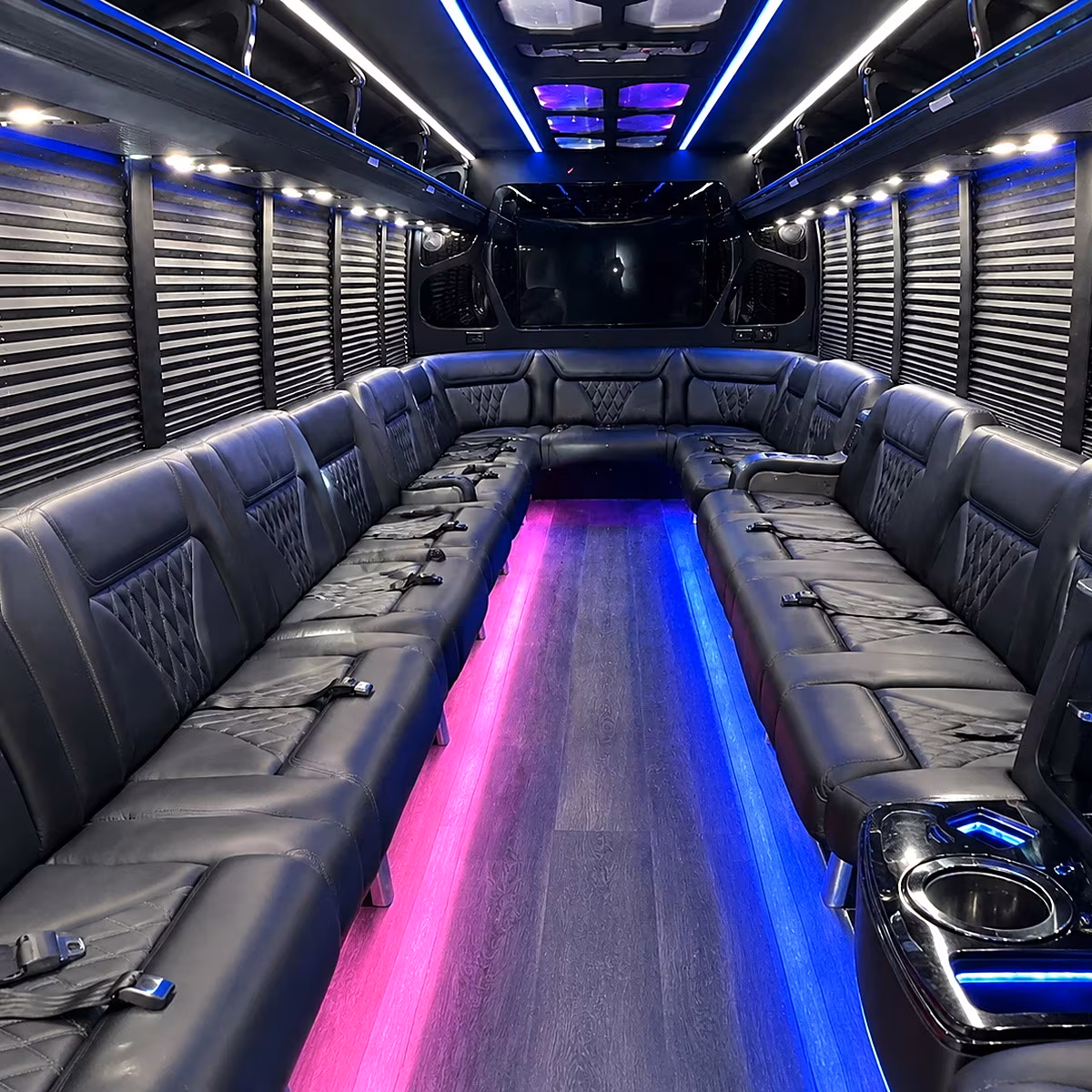 brea party bus rental interior