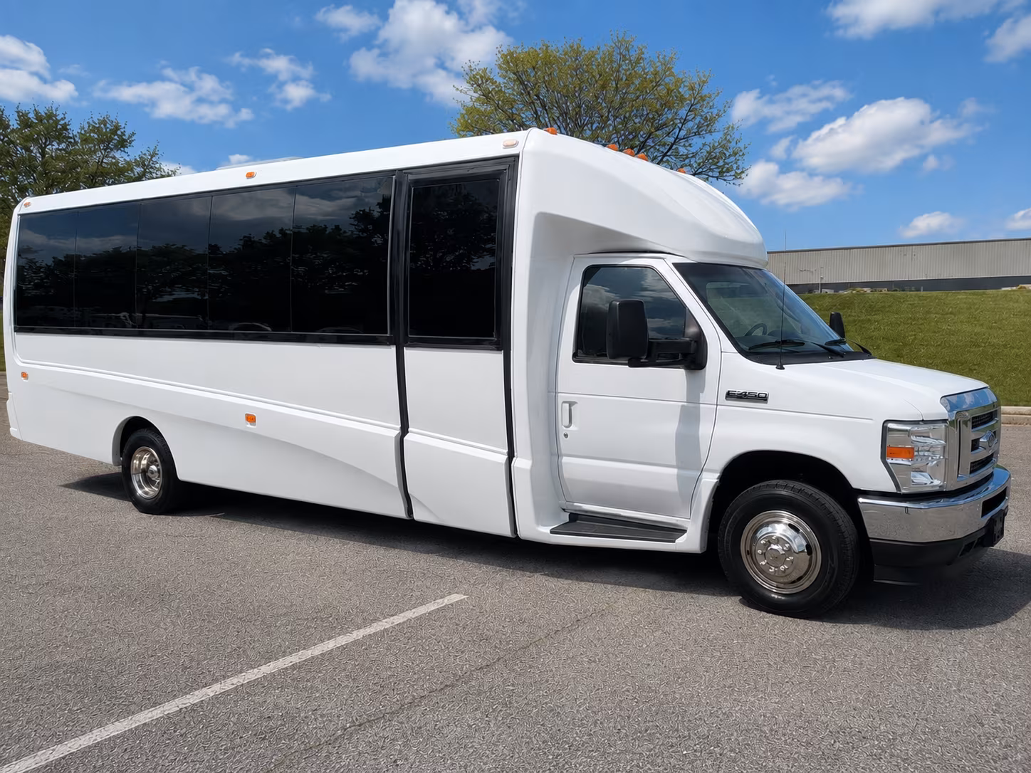 let the bridal party ride in style from getting ready to the altar