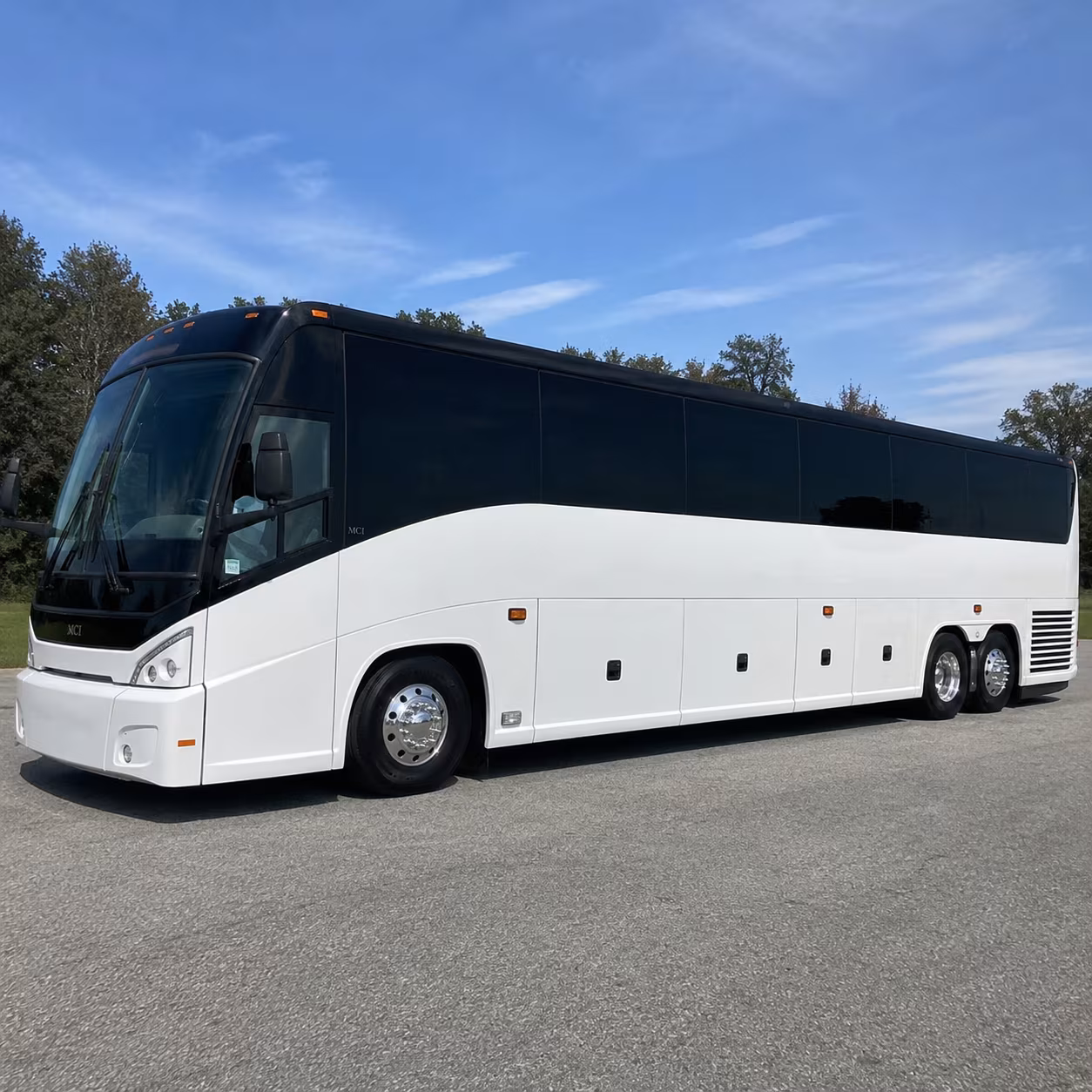 orange short and long distance charter bus rentals for orange school groups