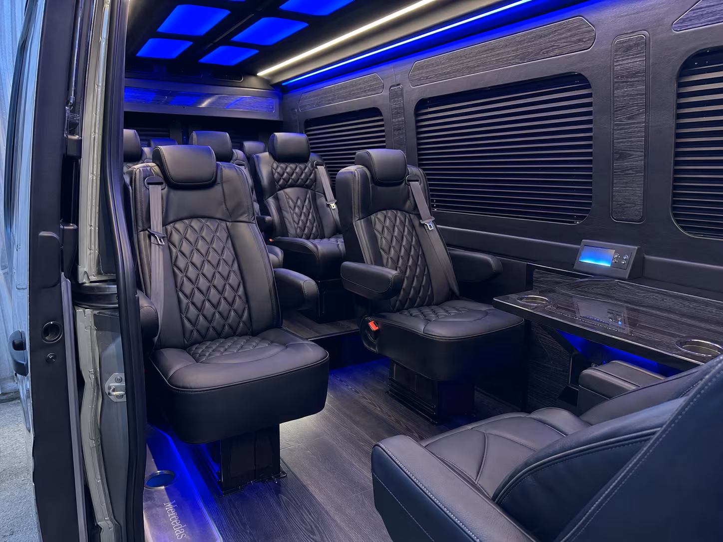sprinter van transportation for groups and events across brea
