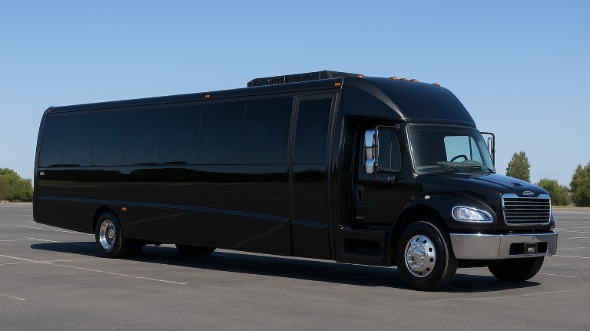 Exterior of Charter Bus Company Garden Grove's 15 Passenger Minibus in Garden Grove