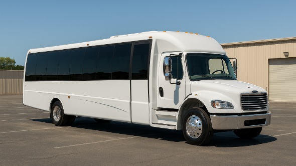 Exterior of Charter Bus Company Garden Grove's 18 Passenger Minibus in Garden Grove