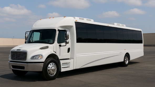 Exterior of Charter Bus Company Garden Grove's 25 Passenger Mini bus in Garden Grove