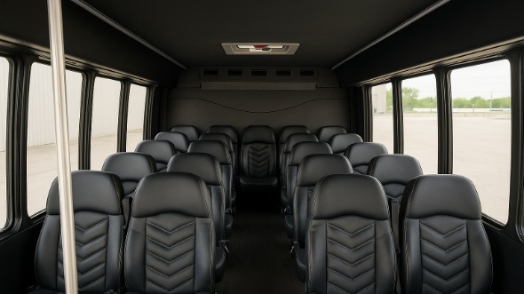 brea 15 passenger minibus inside