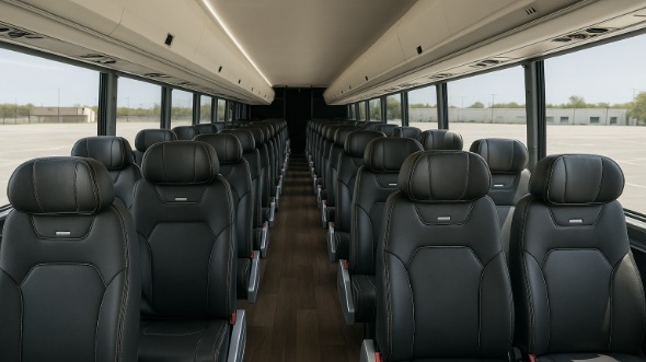 brea 18 passenger minibus inside