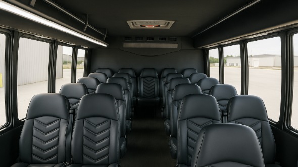 brea 20 passenger minibus inside