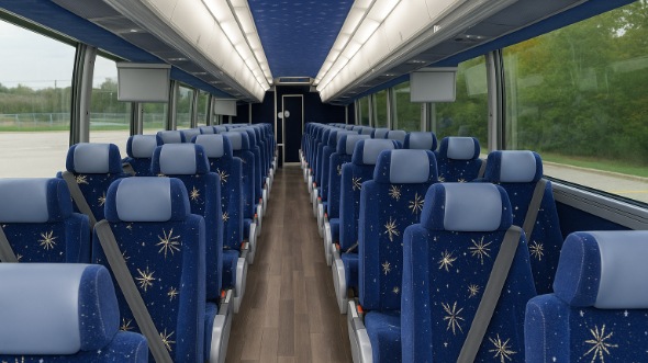 brea 55 passenger charter bus rental