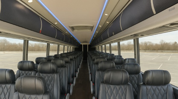 brea 56 passenger charter bus rental