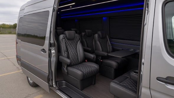 brea sprinter van with driver rental